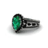 Emerald Imperial Blossom Engagement Ring - April No. 36 image 3