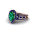 Emerald Imperial Blossom Engagement Ring - April No. 65