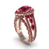 Ruby Imperial Blossom Engagement Ring - April No. 56