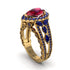 Ruby Imperial Blossom Engagement Ring - April No. 70