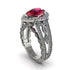 Ruby Imperial Blossom Engagement Ring - April No. 12