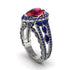 Ruby Imperial Blossom Engagement Ring - April No. 72