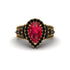Ruby Imperial Blossom Engagement Ring - April No. 40 image 3