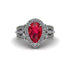 Ruby Imperial Blossom Engagement Ring - April No. 12 image 2