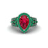 Ruby Imperial Blossom Engagement Ring - April No. 27