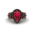 Ruby Imperial Blossom Engagement Ring - April No. 41 image 2