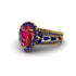 Ruby Imperial Blossom Engagement Ring - April No. 70 image 3