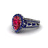 Ruby Imperial Blossom Engagement Ring - April No. 72 image 3
