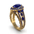 Sapphire Imperial Blossom Engagement Ring - April No. 73 image 1