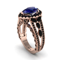 Sapphire Imperial Blossom Engagement Ring - April No. 44 image 1