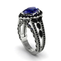 Sapphire Imperial Blossom Engagement Ring - April No. 45 image 1