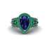 Sapphire Imperial Blossom Engagement Ring - April No. 30