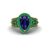 Sapphire Imperial Blossom Engagement Ring - April No. 28