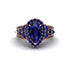 Sapphire Imperial Blossom Engagement Ring - April No. 74
