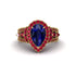 Sapphire Imperial Blossom Engagement Ring - April No. 58 image 2