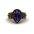 Sapphire Imperial Blossom Engagement Ring - April No. 43 image 2