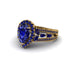 Sapphire Imperial Blossom Engagement Ring - April No. 73 image 2