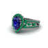 Sapphire Imperial Blossom Engagement Ring - April No. 30