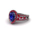 Sapphire Imperial Blossom Engagement Ring - April No. 60 image 3