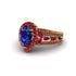 Sapphire Imperial Blossom Engagement Ring - April No. 58