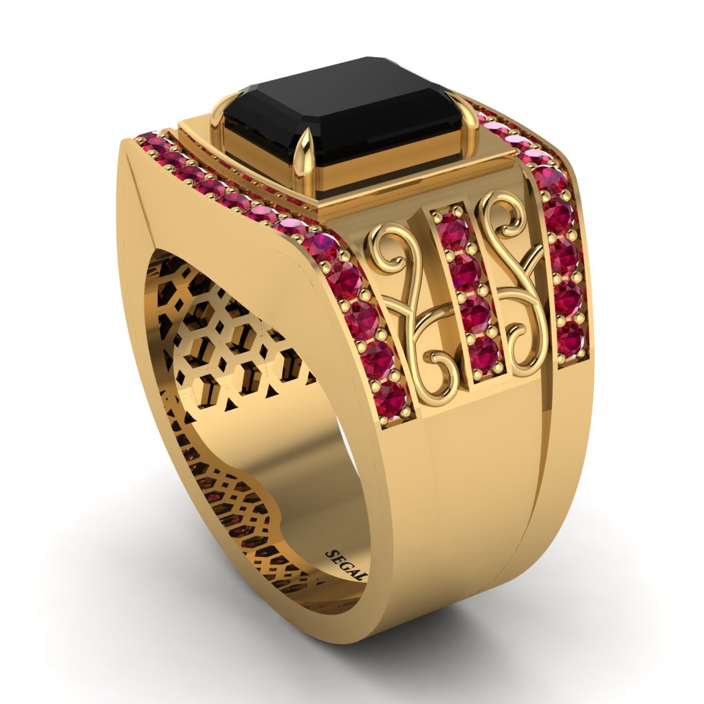 Black Diamond Imperial Grandeur Men's Ring - Shea No. 52