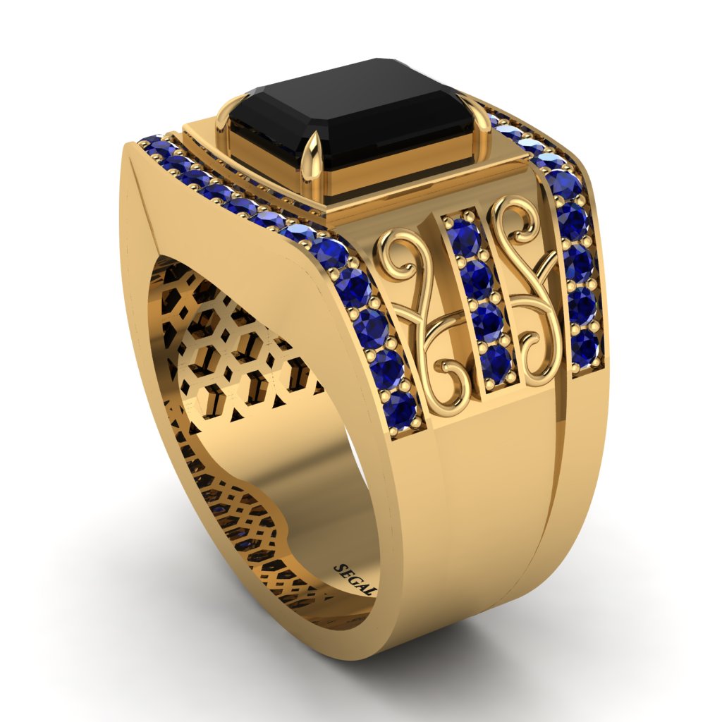 Black Diamond Imperial Grandeur Men's Ring - Shea No. 67