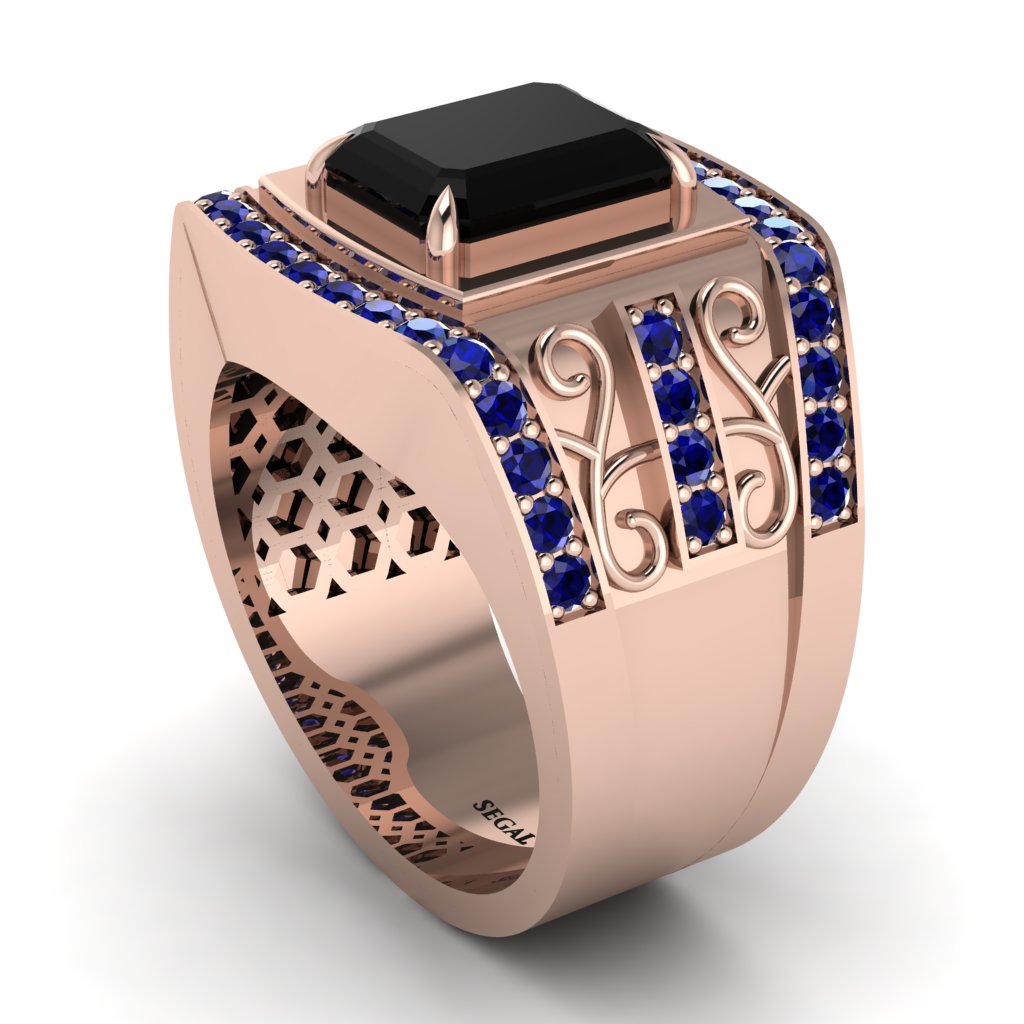 Black Diamond Imperial Grandeur Men's Ring - Shea No. 68