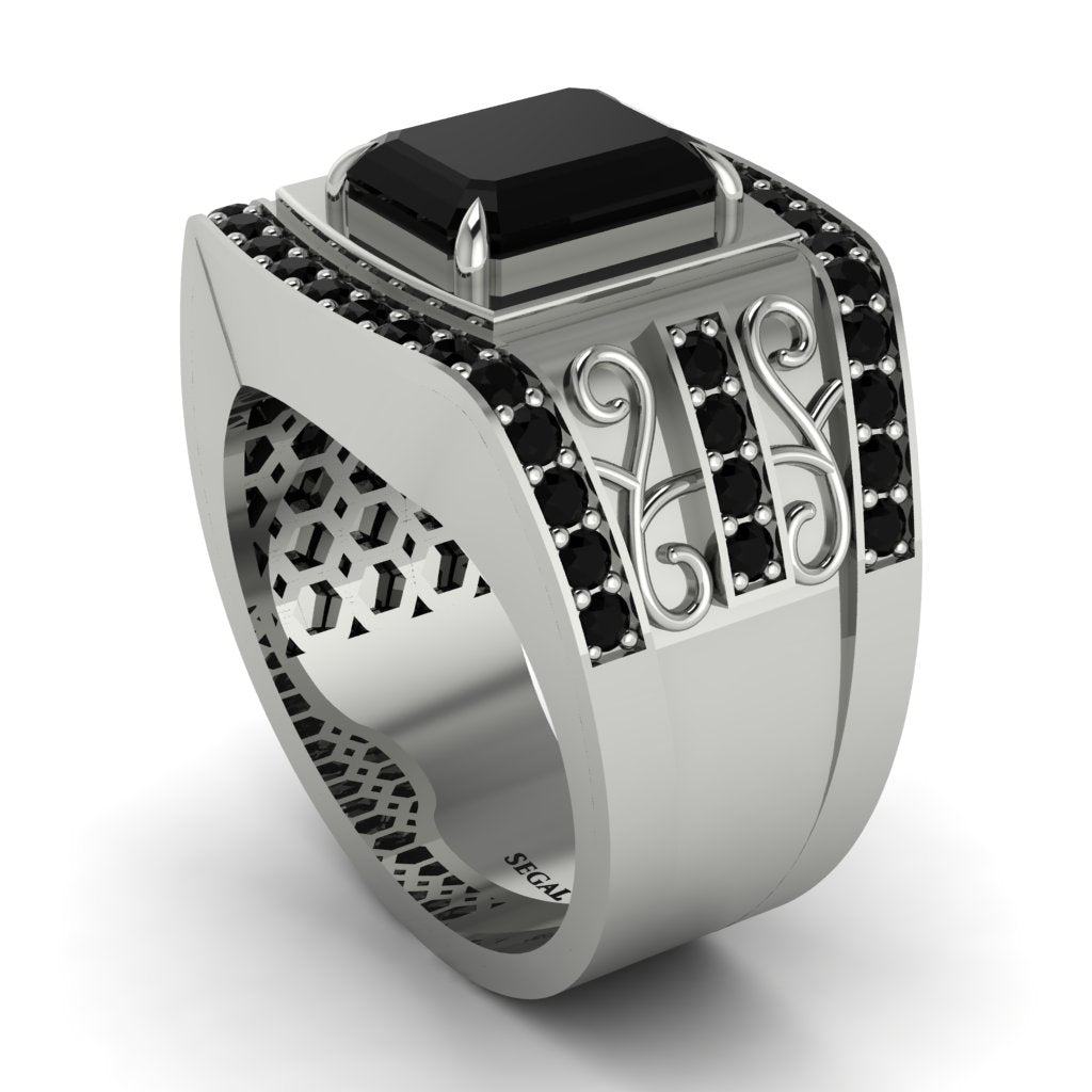 Black Diamond Imperial Grandeur Men's Ring - Shea No. 39