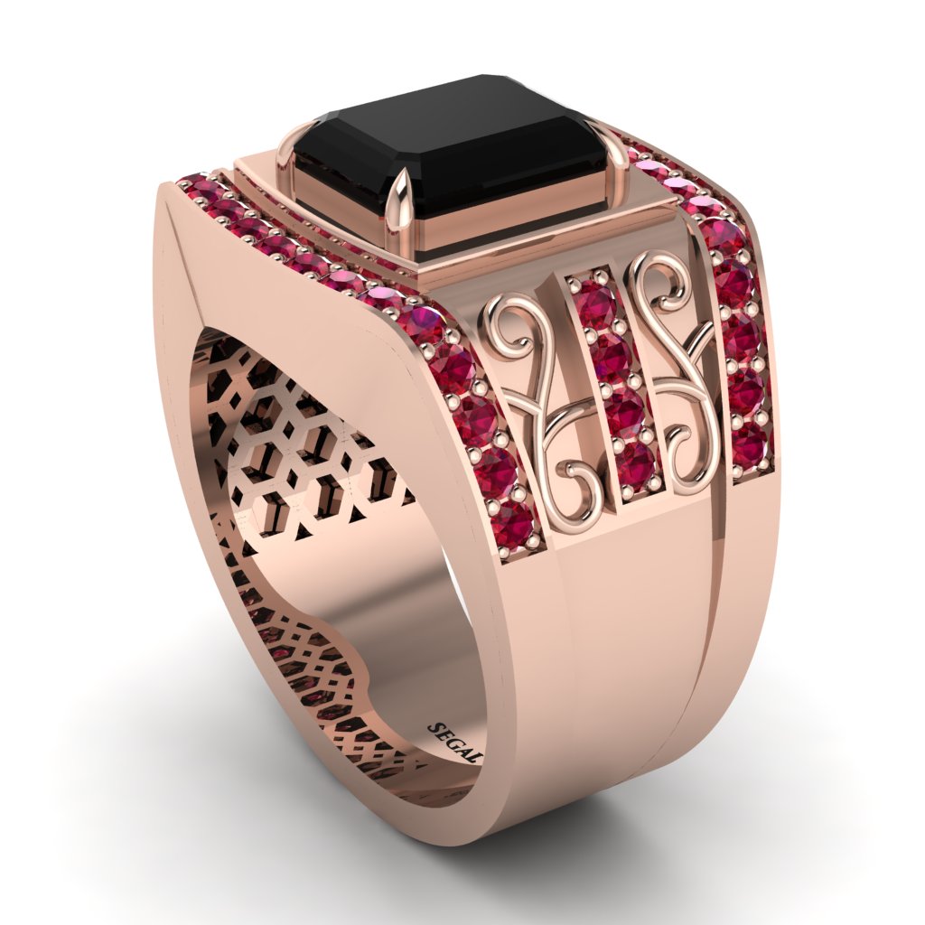 Black Diamond Imperial Grandeur Men's Ring - Shea No. 53