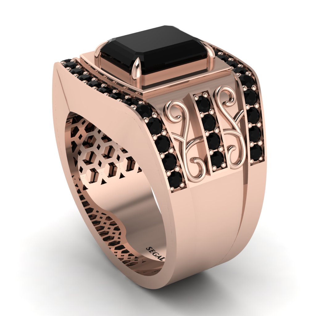 Black Diamond Imperial Grandeur Men's Ring - Shea No. 38