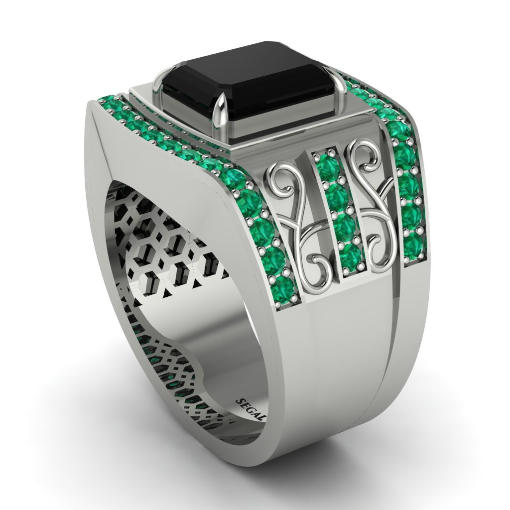 Black Diamond Imperial Grandeur Men's Ring - Shea No. 24