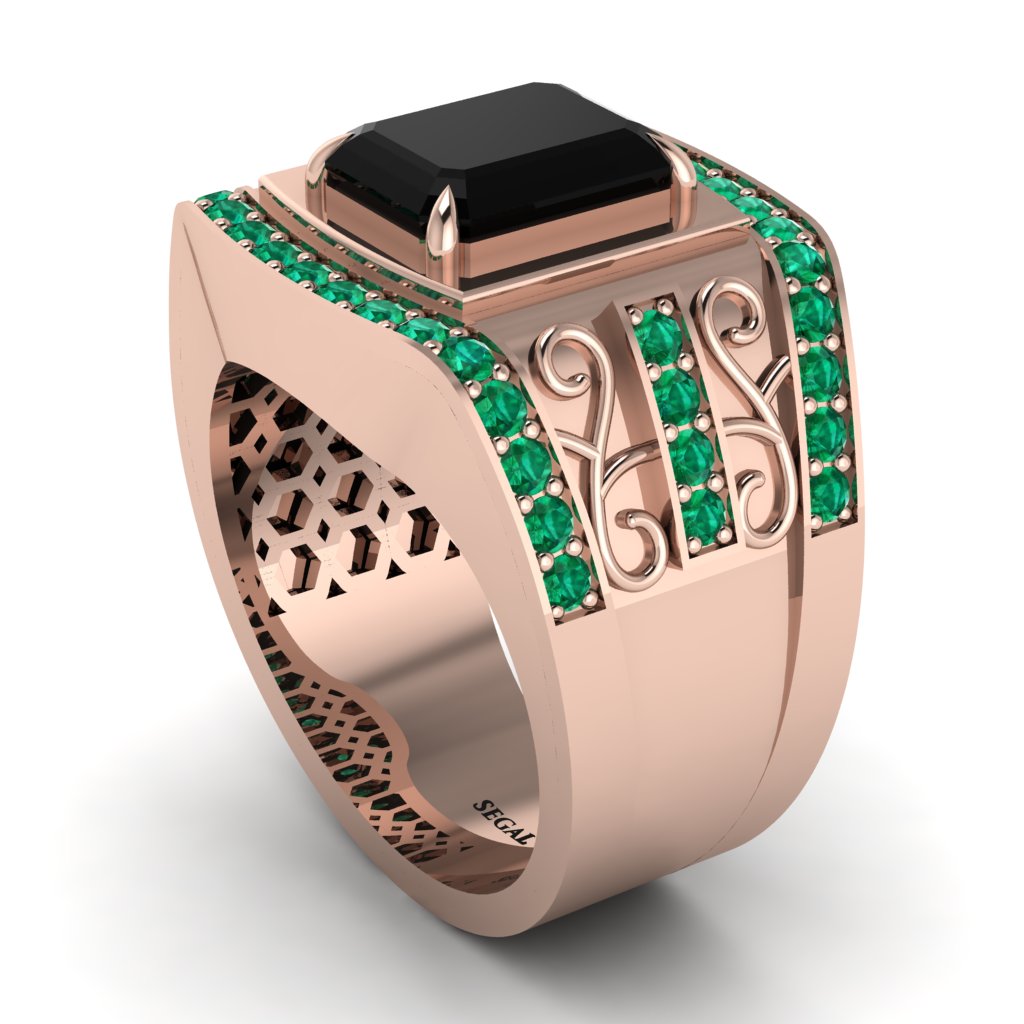 Black Diamond Imperial Grandeur Men's Ring - Shea No. 23