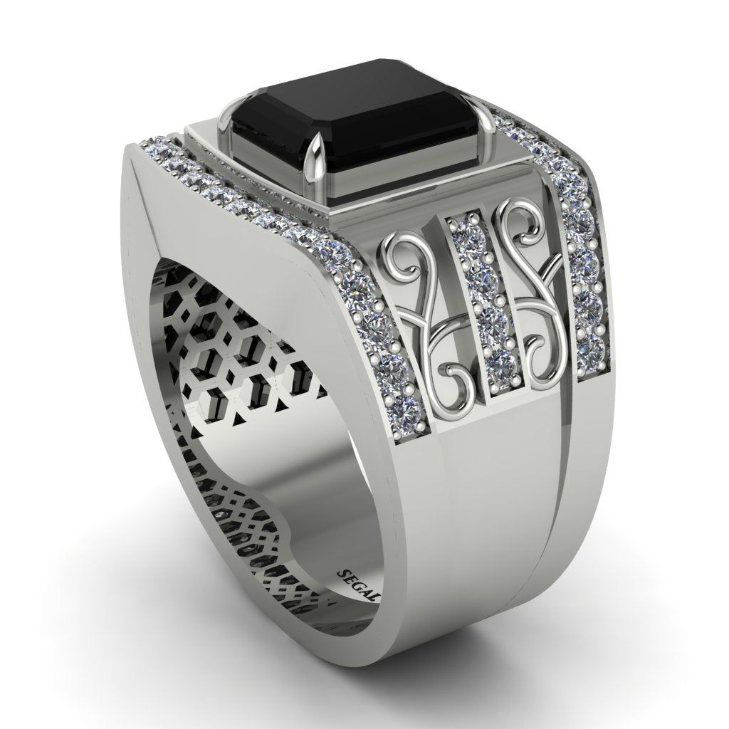 Black Diamond Imperial Grandeur Men's Ring - Shea No. 9