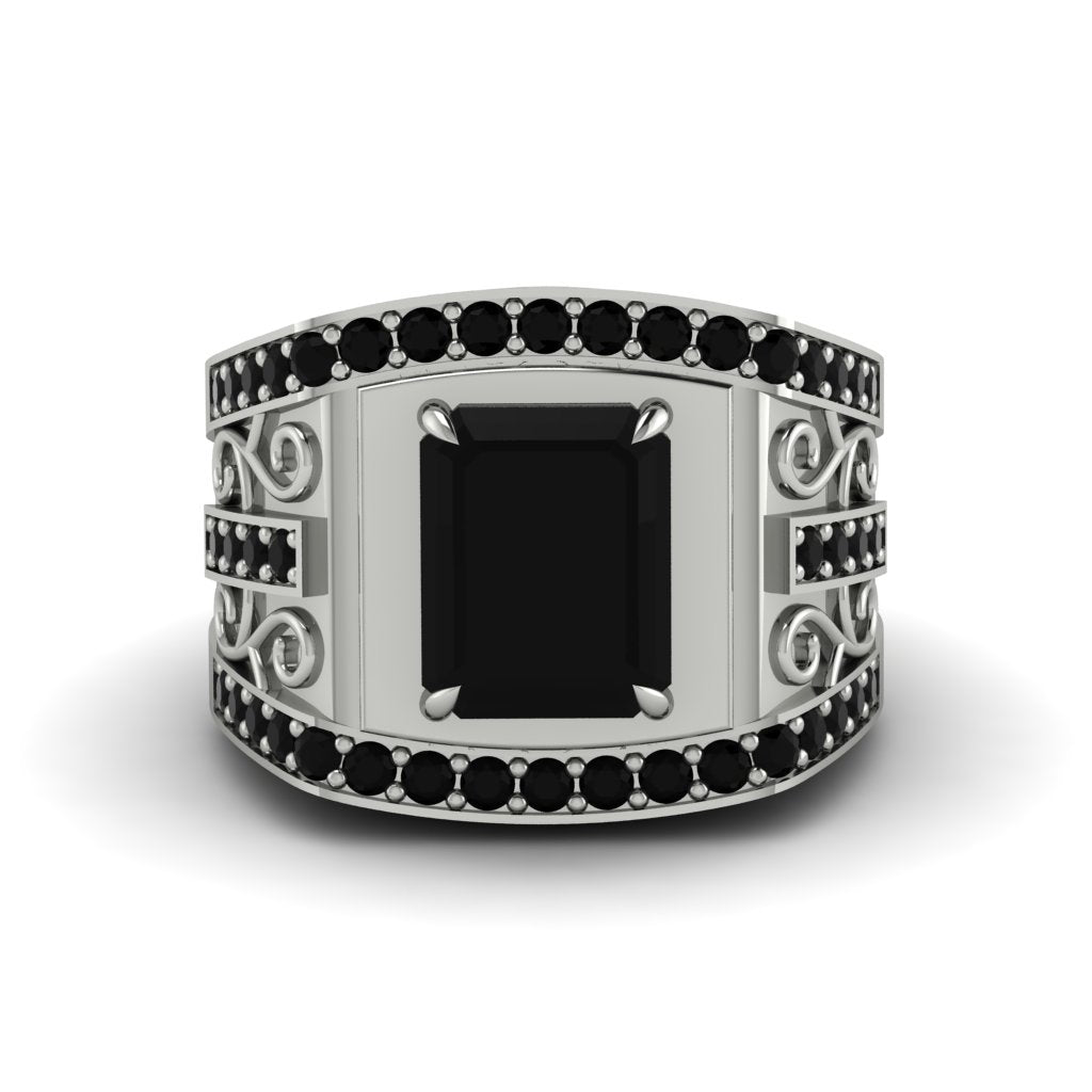 Black Diamond Imperial Grandeur Men's Ring - Shea No. 39
