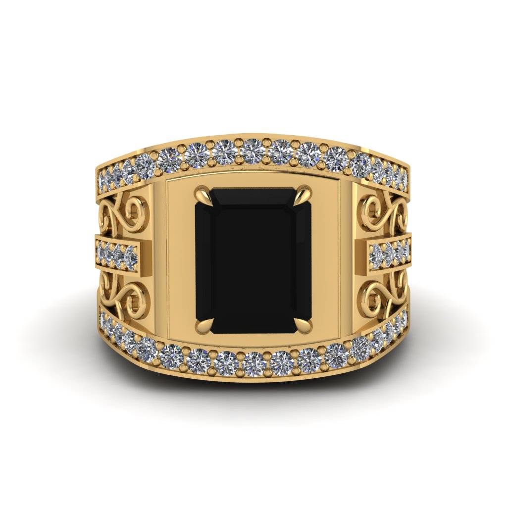 Black Diamond Imperial Grandeur Men's Ring - Shea No. 7