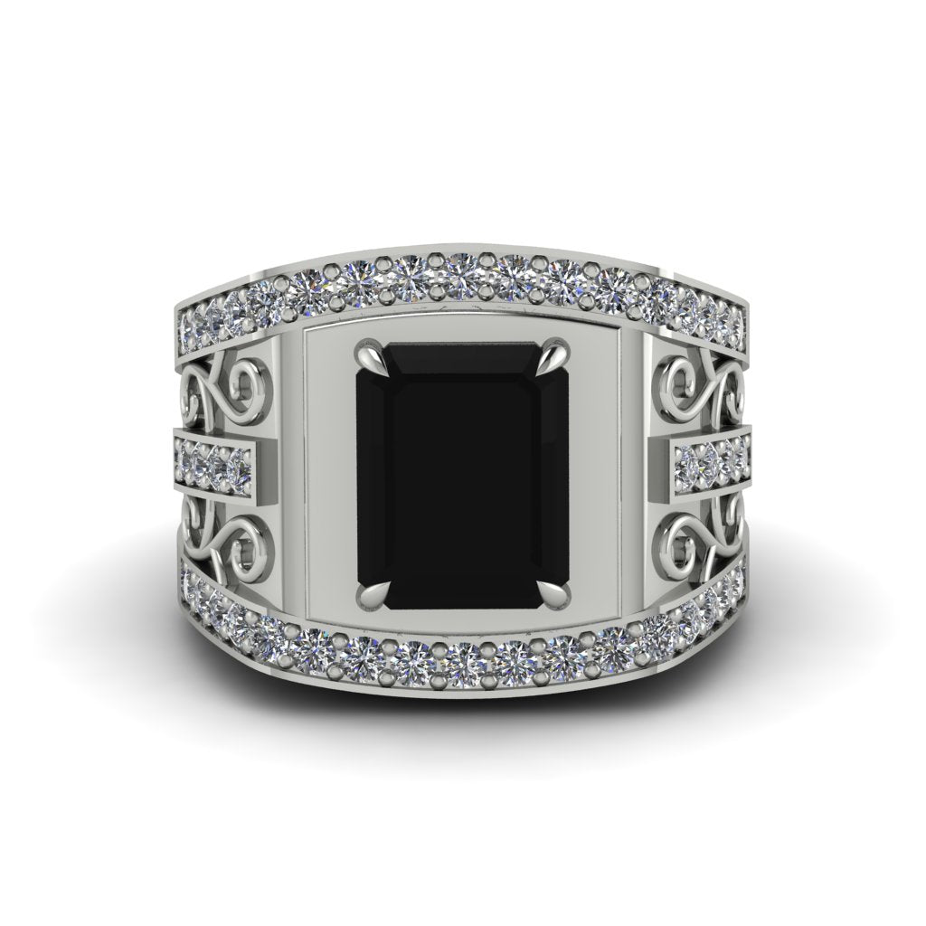 Black Diamond Imperial Grandeur Men's Ring - Shea No. 9