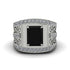 Black Diamond Imperial Grandeur Men's Ring - Shea No. 9 image 1
