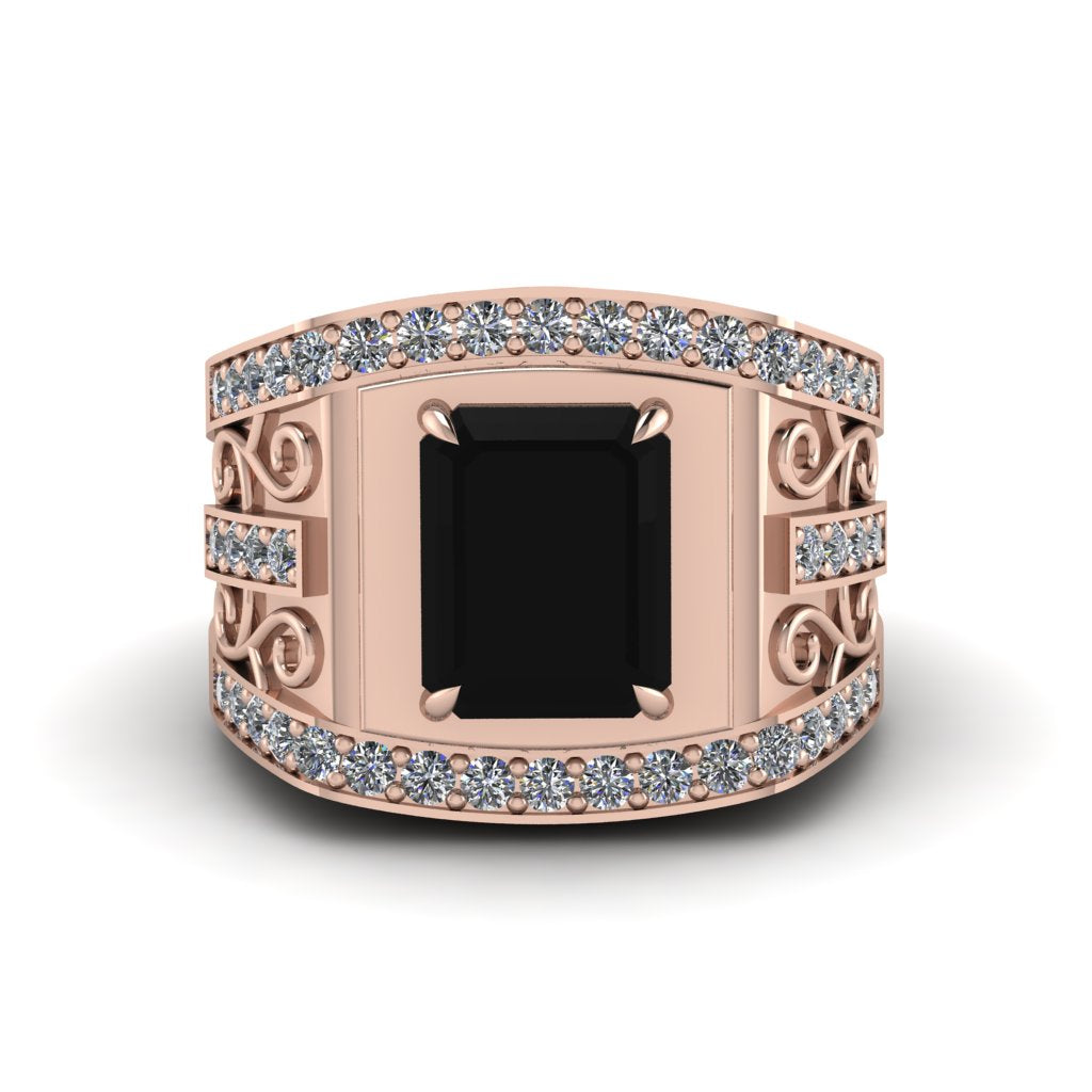 Black Diamond Imperial Grandeur Men's Ring - Shea No. 8