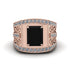 Black Diamond Imperial Grandeur Men's Ring - Shea No. 8