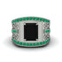 Black Diamond Imperial Grandeur Men's Ring - Shea No. 24 image 1