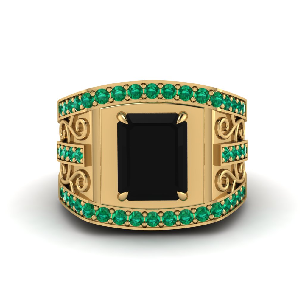 Black Diamond Imperial Grandeur Men's Ring - Shea No. 22