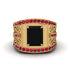 Black Diamond Imperial Grandeur Men's Ring - Shea No. 52 image 1