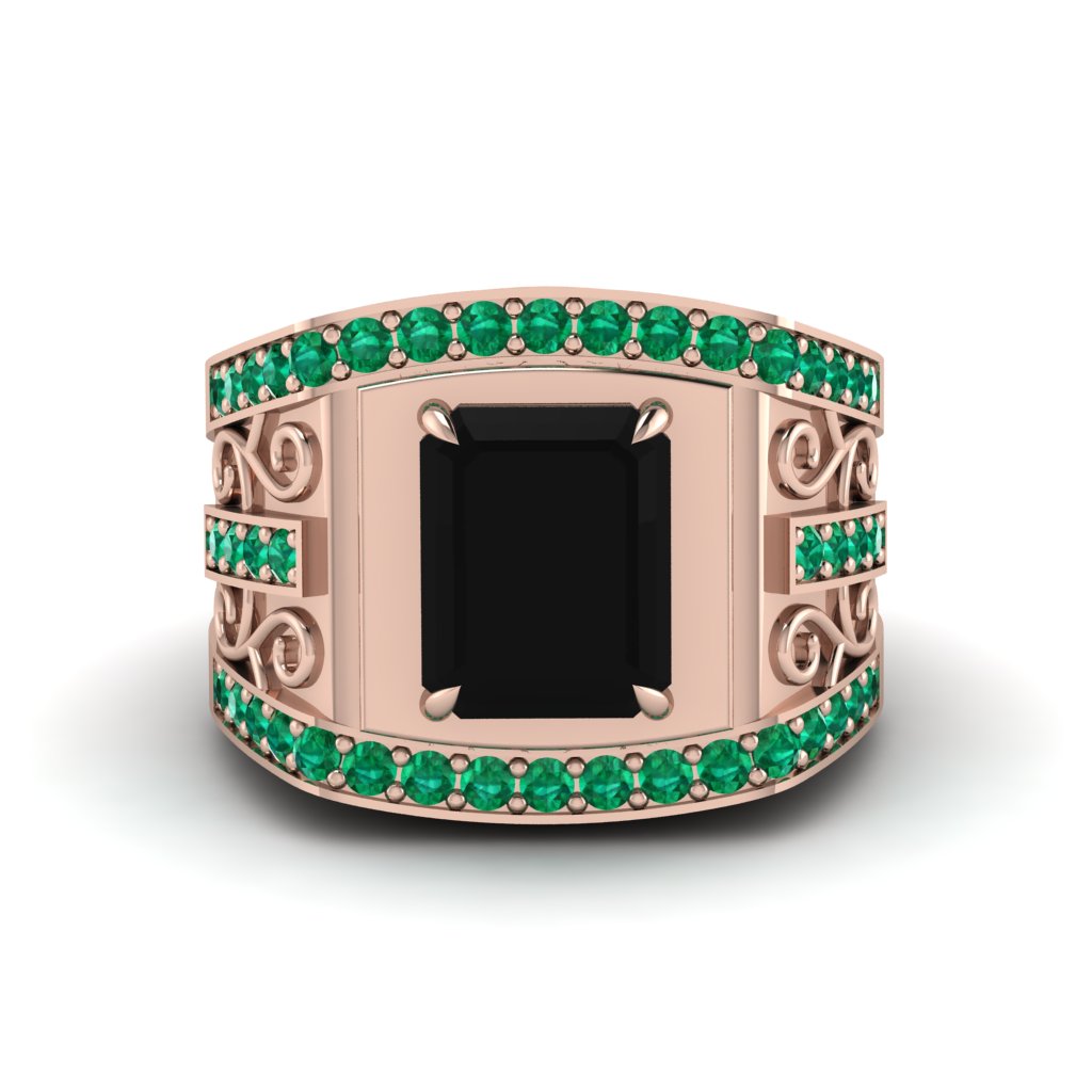 Black Diamond Imperial Grandeur Men's Ring - Shea No. 23