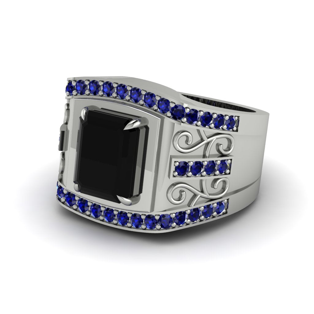 Black Diamond Imperial Grandeur Men's Ring - Shea No. 69