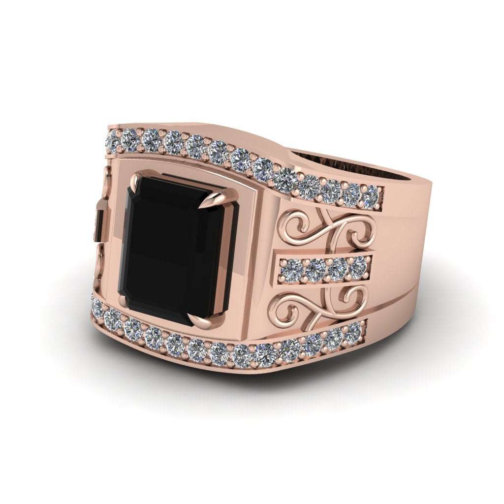 Black Diamond Imperial Grandeur Men's Ring - Shea No. 8