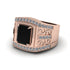 Black Diamond Imperial Grandeur Men's Ring - Shea No. 8 image 3
