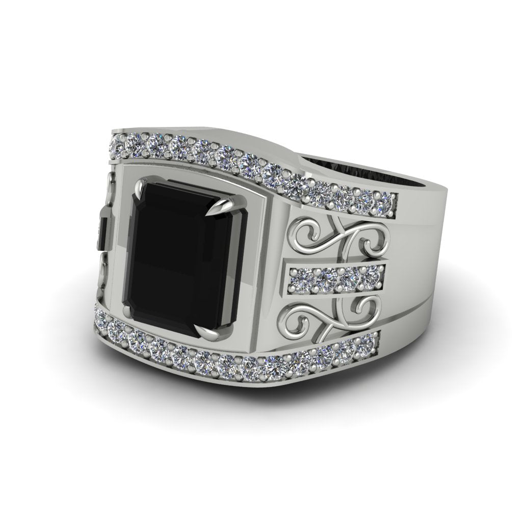 Black Diamond Imperial Grandeur Men's Ring - Shea No. 9
