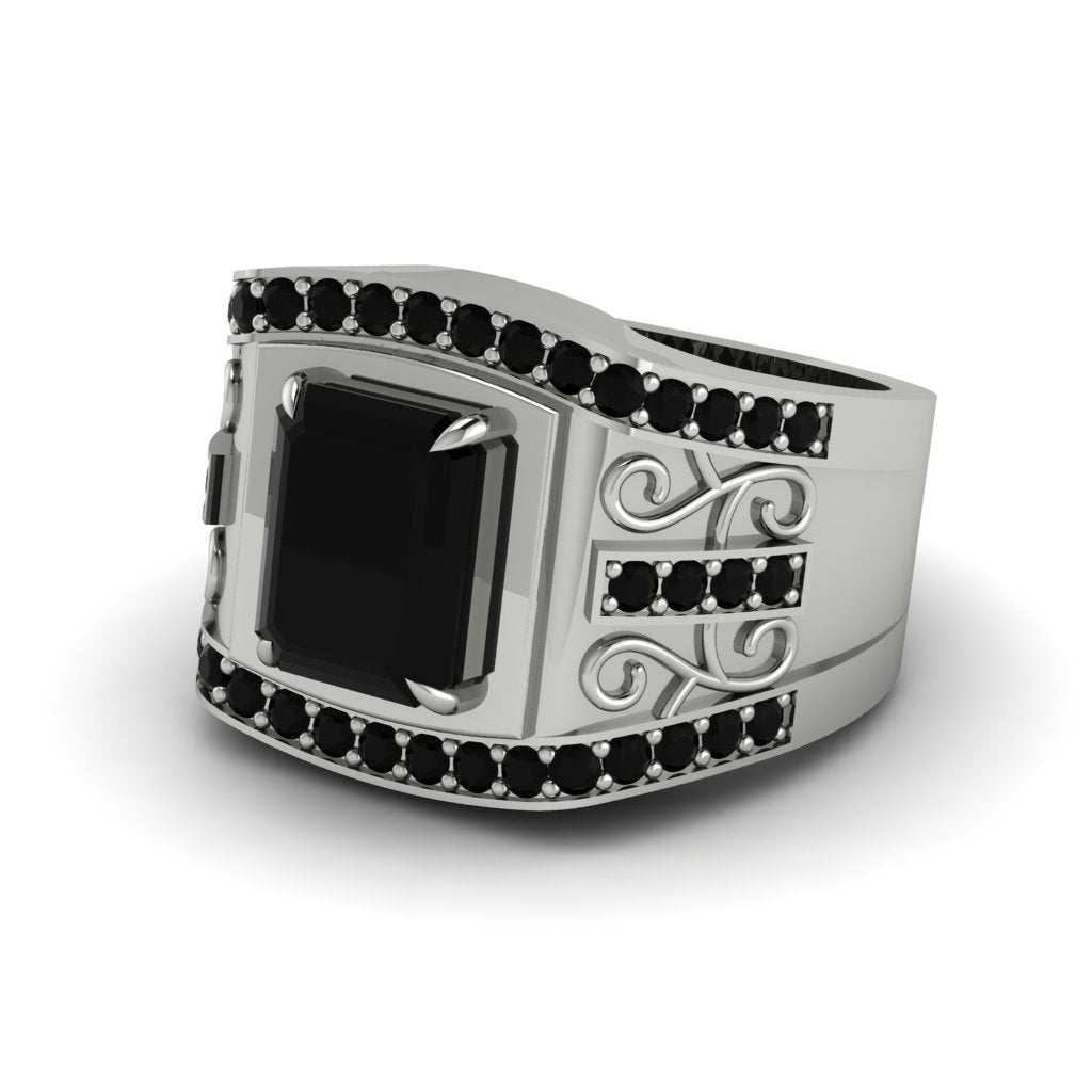 Black Diamond Imperial Grandeur Men's Ring - Shea No. 39
