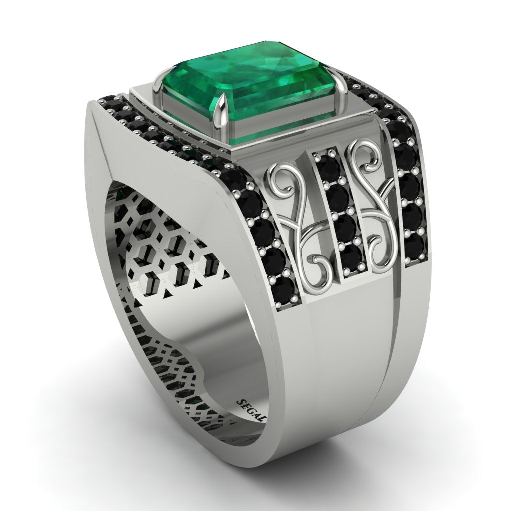 Emerald Imperial Grandeur Men's Ring - Shea No. 36