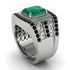 Emerald Imperial Grandeur Men's Ring - Shea No. 36 image 2